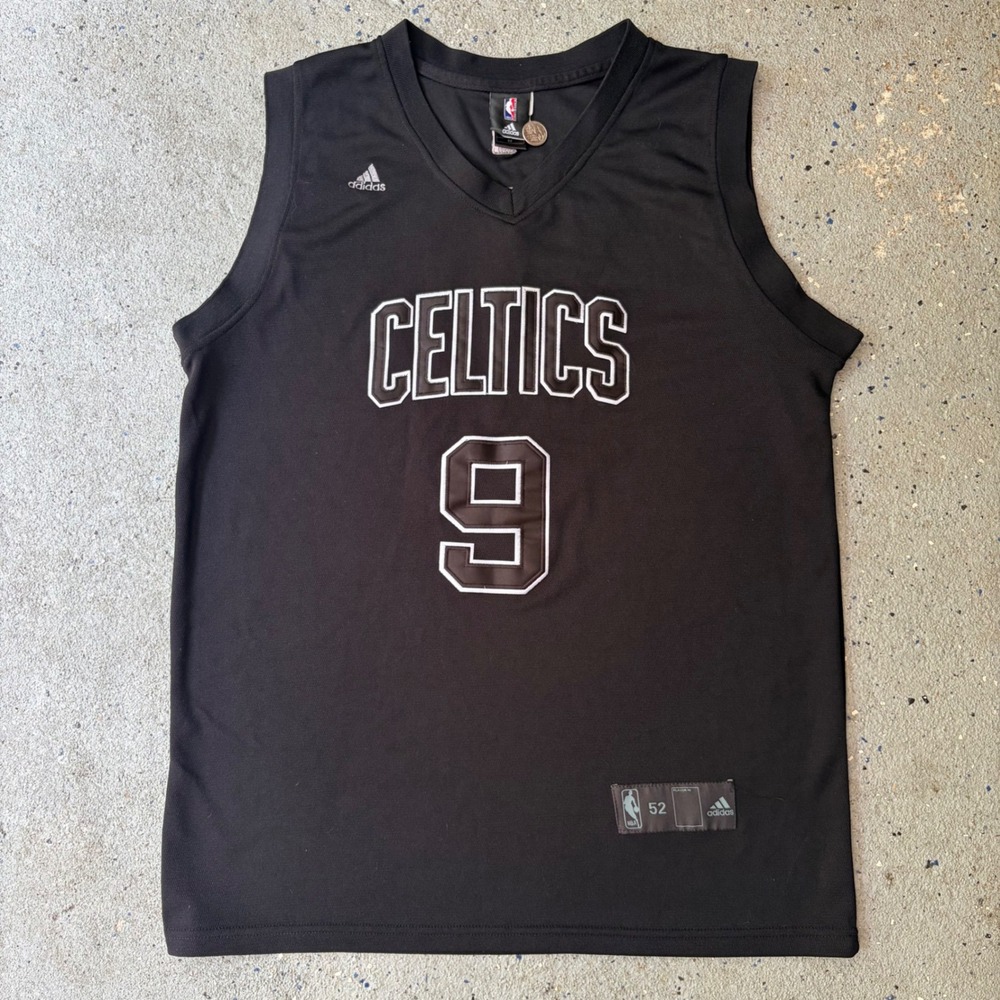 Adidas NBA Boston Celtics Rajon Rondo 9 Jersey Black Size 52 XL Basketball